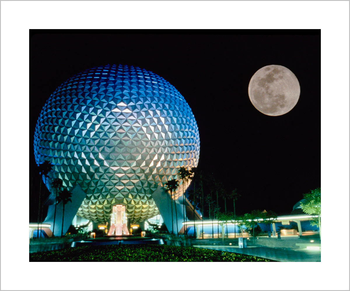"Spaceship Earth and the Moon" from Disney Photo Archives - Image 2