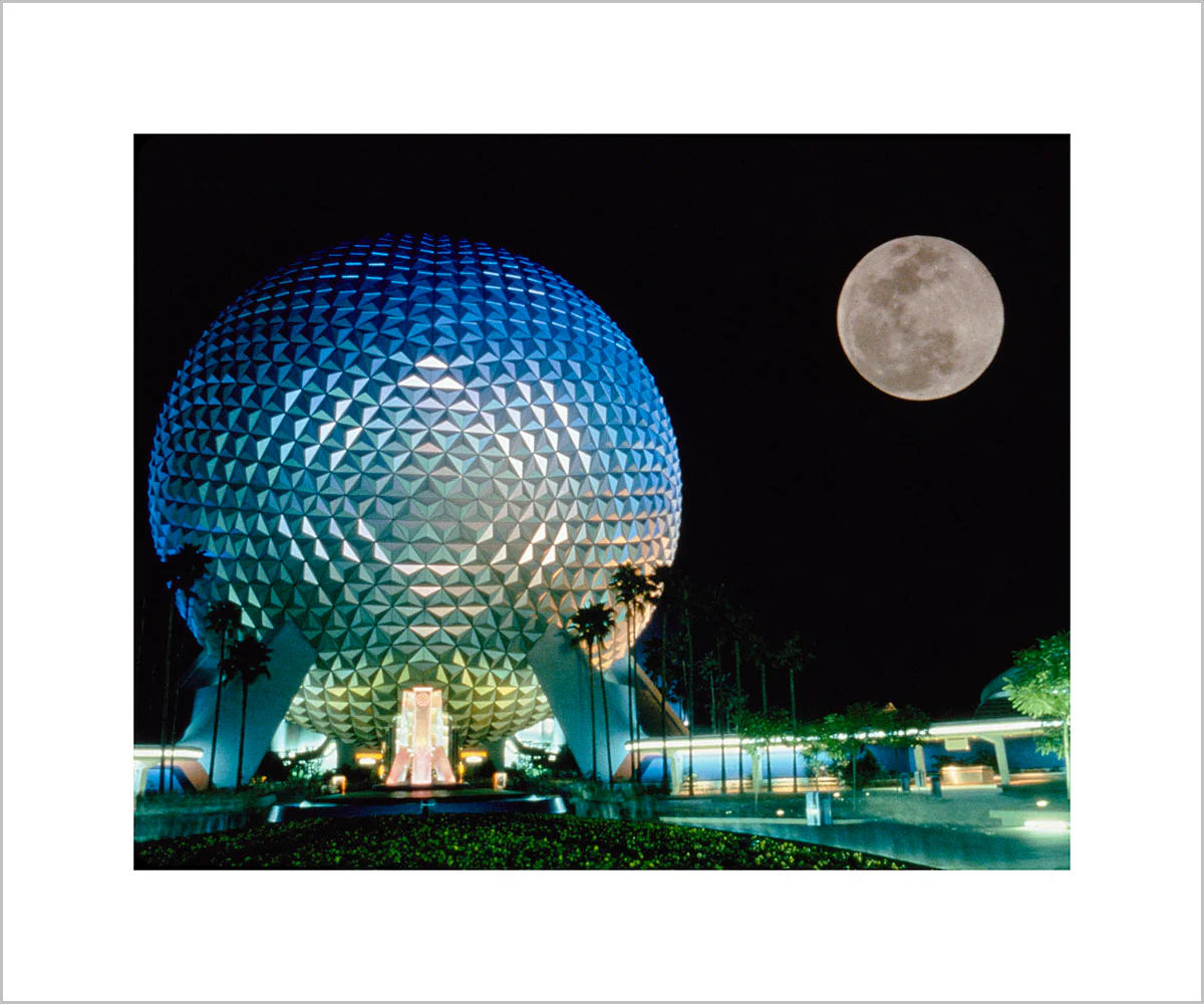 "Spaceship Earth and the Moon" from Disney Photo Archives - Image 3