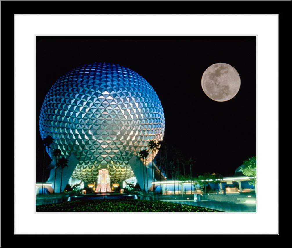 "Spaceship Earth and the Moon" from Disney Photo Archives - Image 9