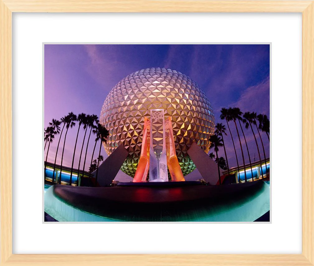 "Spaceship Earth at Dusk" from Disney Photo Archives - Image 5