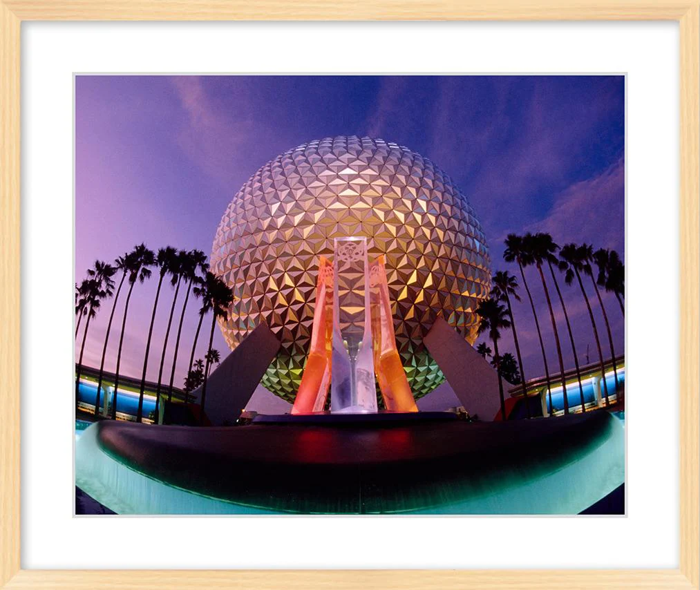 "Spaceship Earth at Dusk" from Disney Photo Archives - Image 6