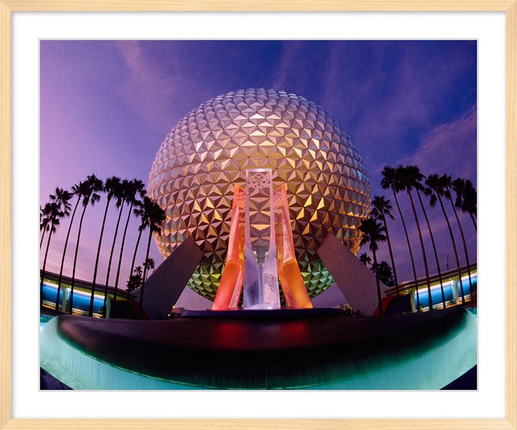 "Spaceship Earth at Dusk" from Disney Photo Archives - Image 7