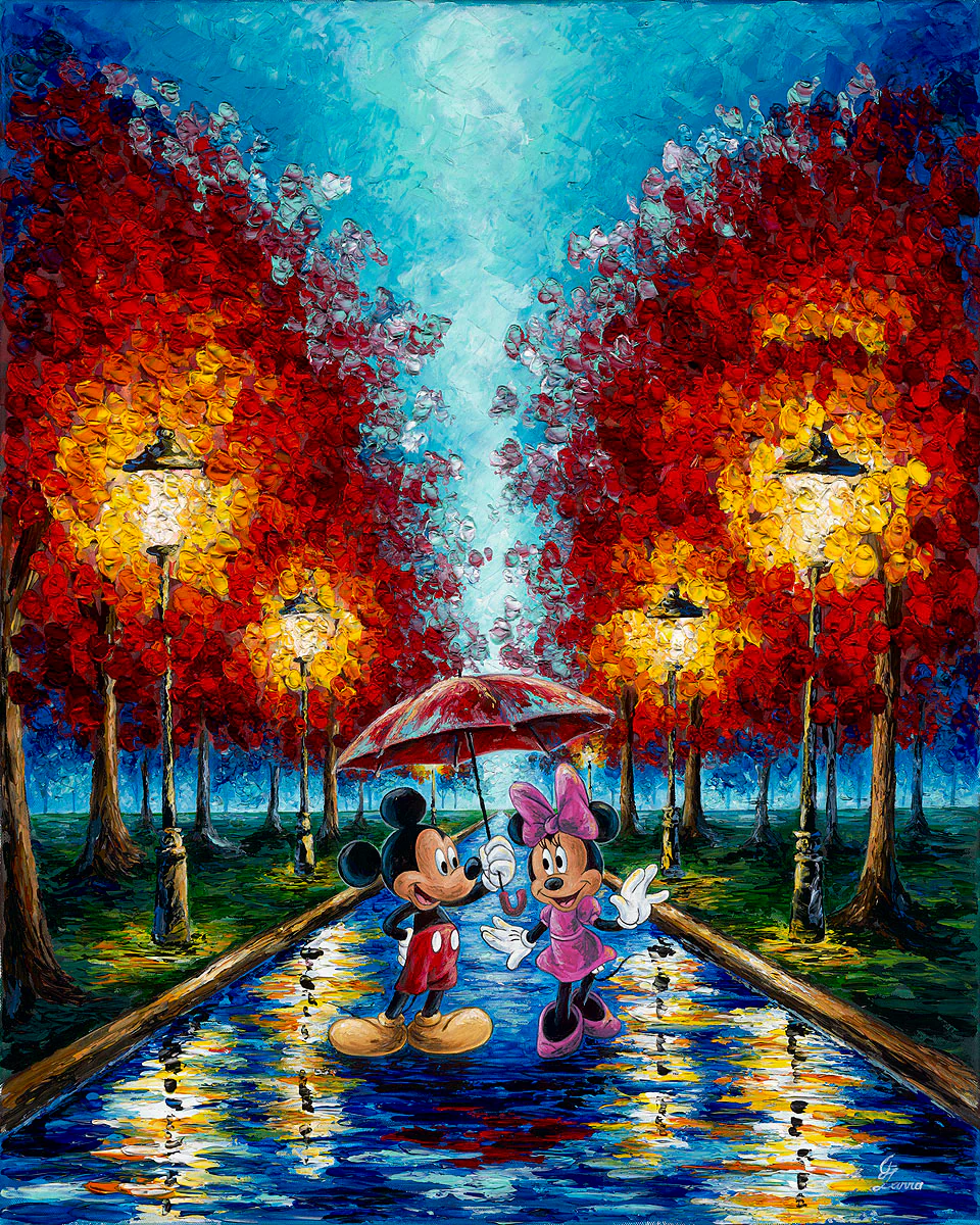 "Street Lights and Rainy Nights" by Jennifer Lanna | Signed and Numbered Edition - Image 2