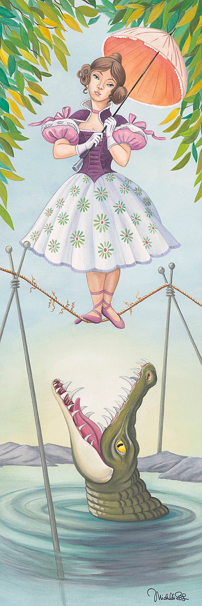 "Stretching Portrait: The Tightrope Walker" by Michelle St.Laurent - Image 2