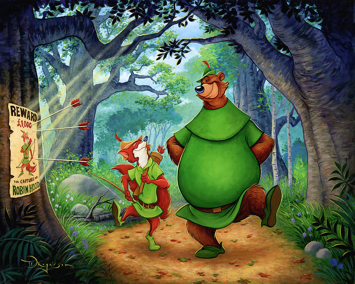 "Stroll Through Sherwood Forest" by Tim Rogerson | Signed and Numbered Edition - Image 2