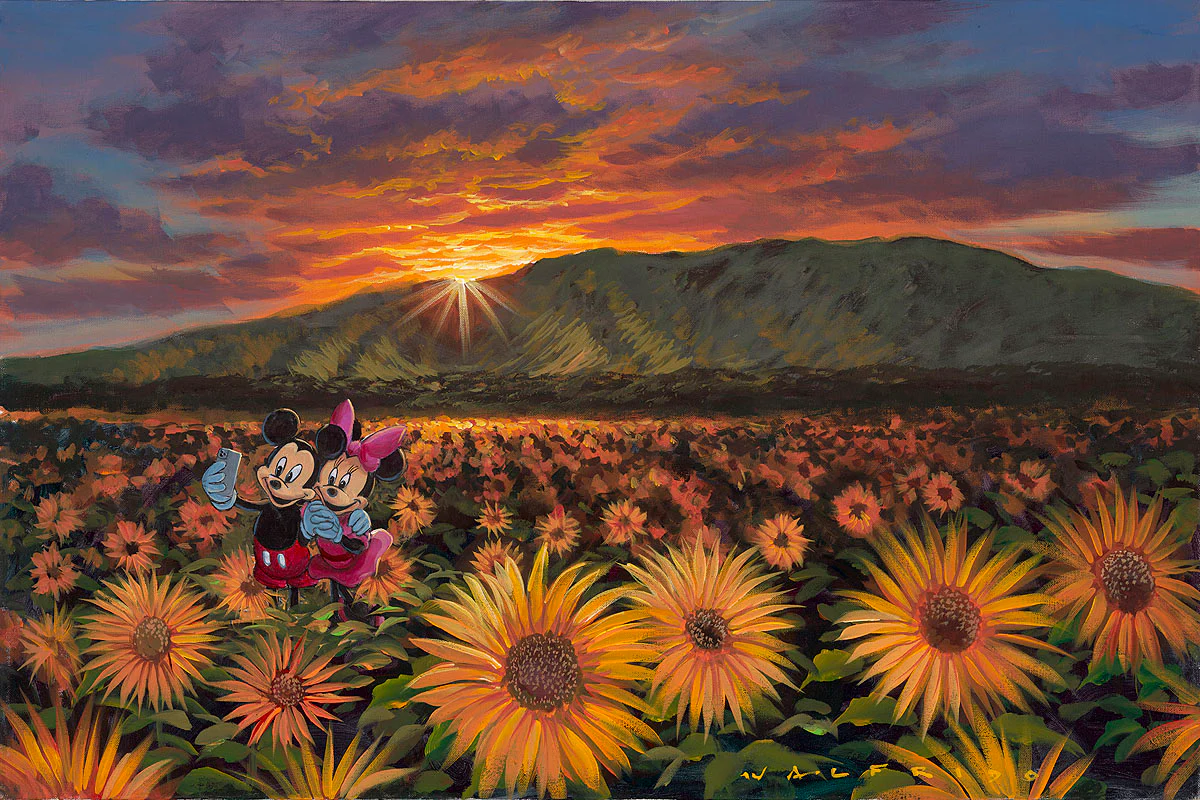 "Sunflower Selfie" by Walfrido Garcia | Signed and Numbered Edition - Image 2