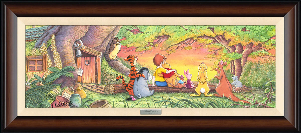"Sunset in the Woods" by Michelle St.Laurent