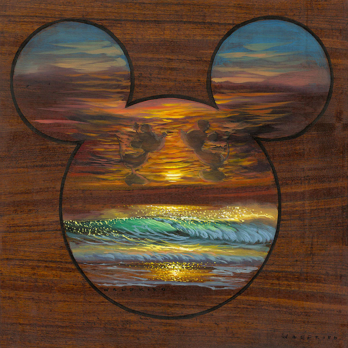 "Sunset Silhouette" by Walfrido Garcia | Signed and Numbered Edition - Image 2