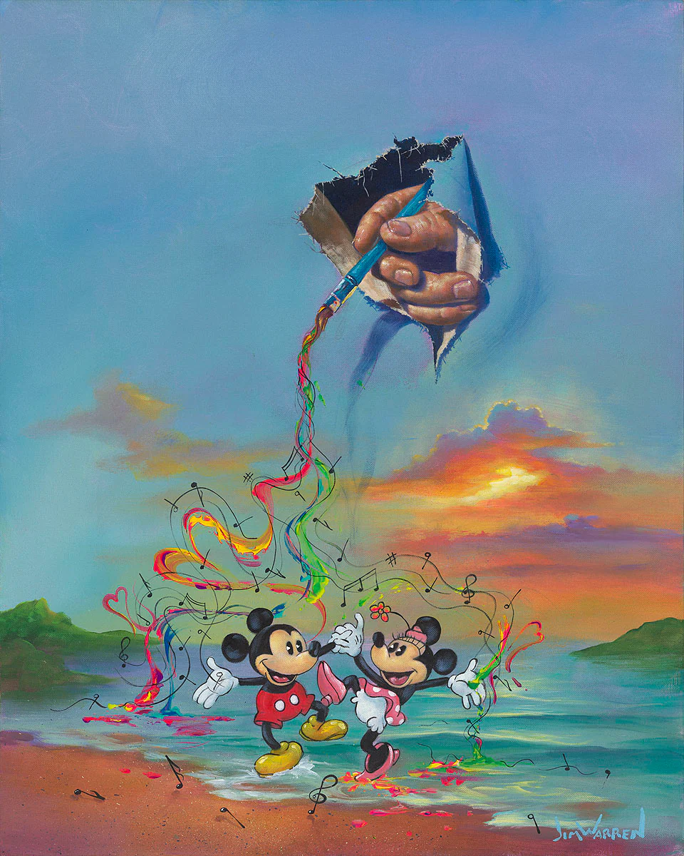"The Creative Brush" by Jim Warren | Signed and Numbered Edition - Image 2