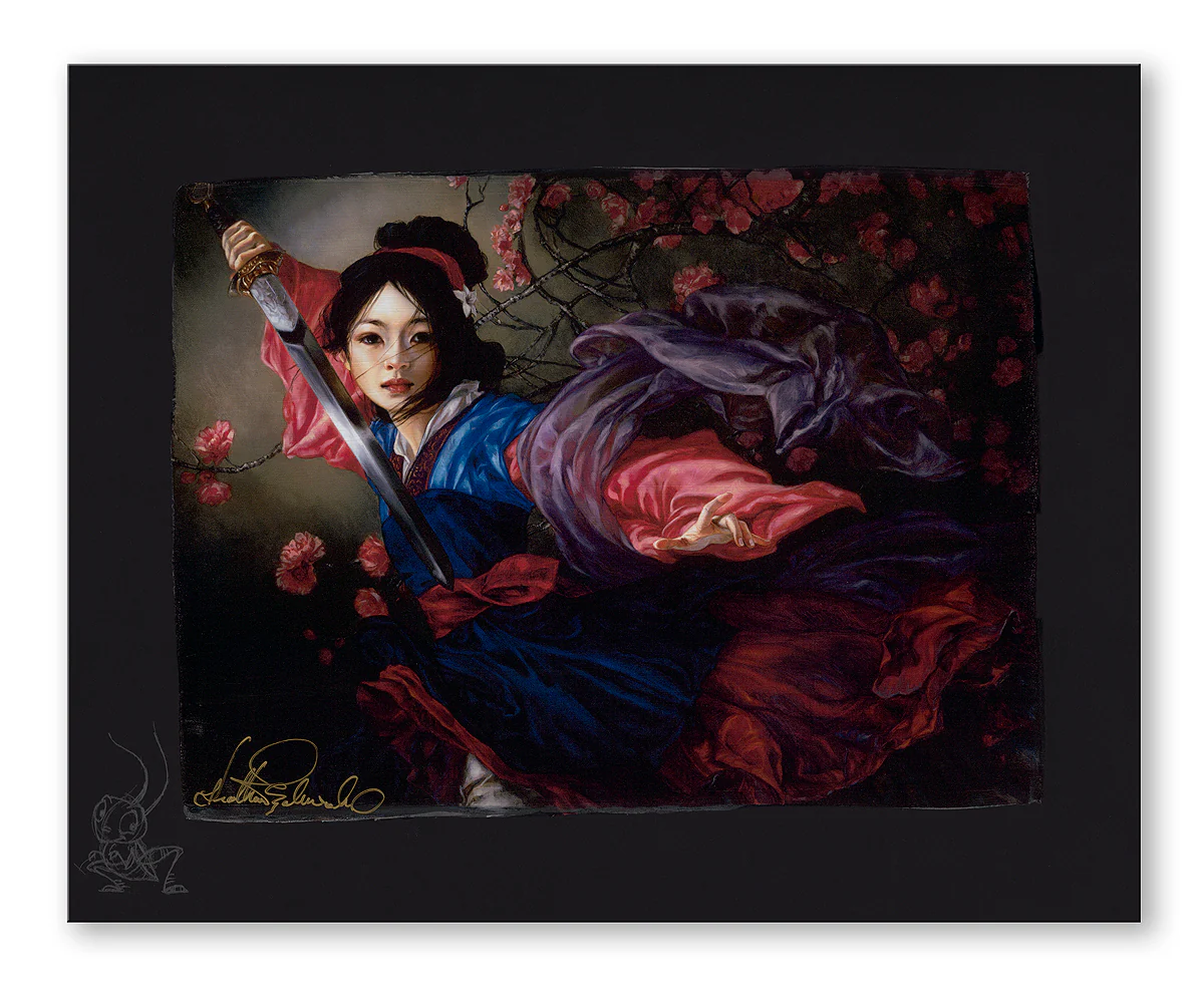 "The Elegant Warrior" by Heather Edwards |Signed and Numbered Chiarograph Edition - Image 2