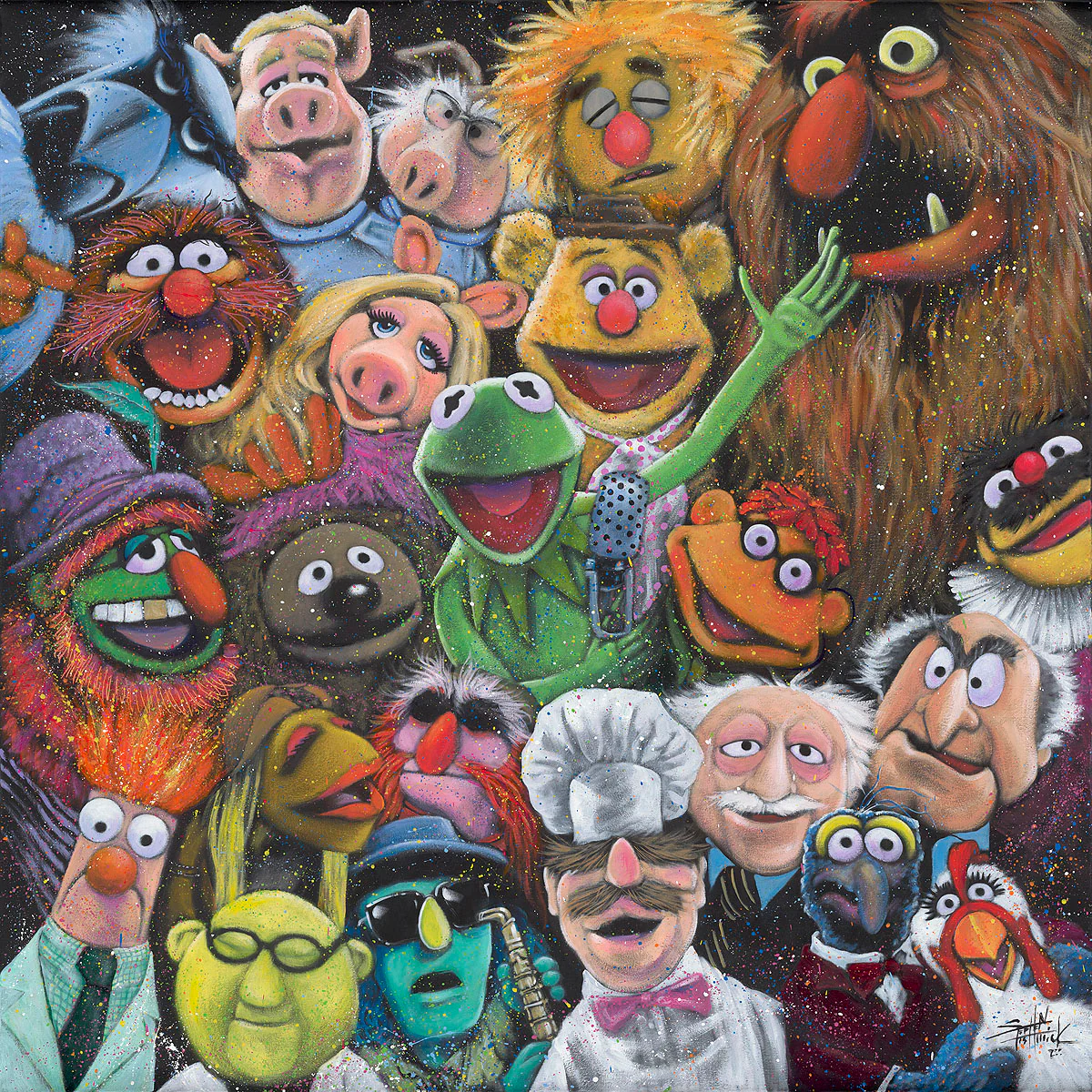 "The Gangs All Here" by Stephen Fishwick | Signed and Numbered Edition - Image 2