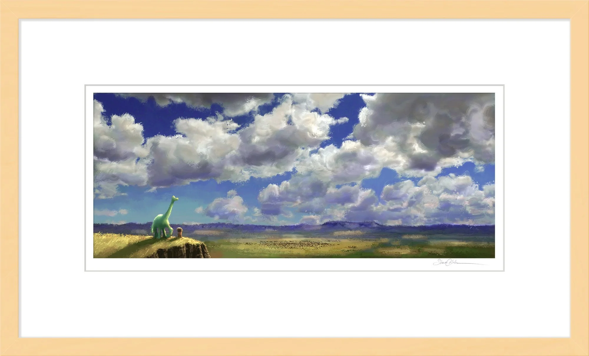 "The Good Dinosaur Colorscript" by Sharon Calahan - Image 2