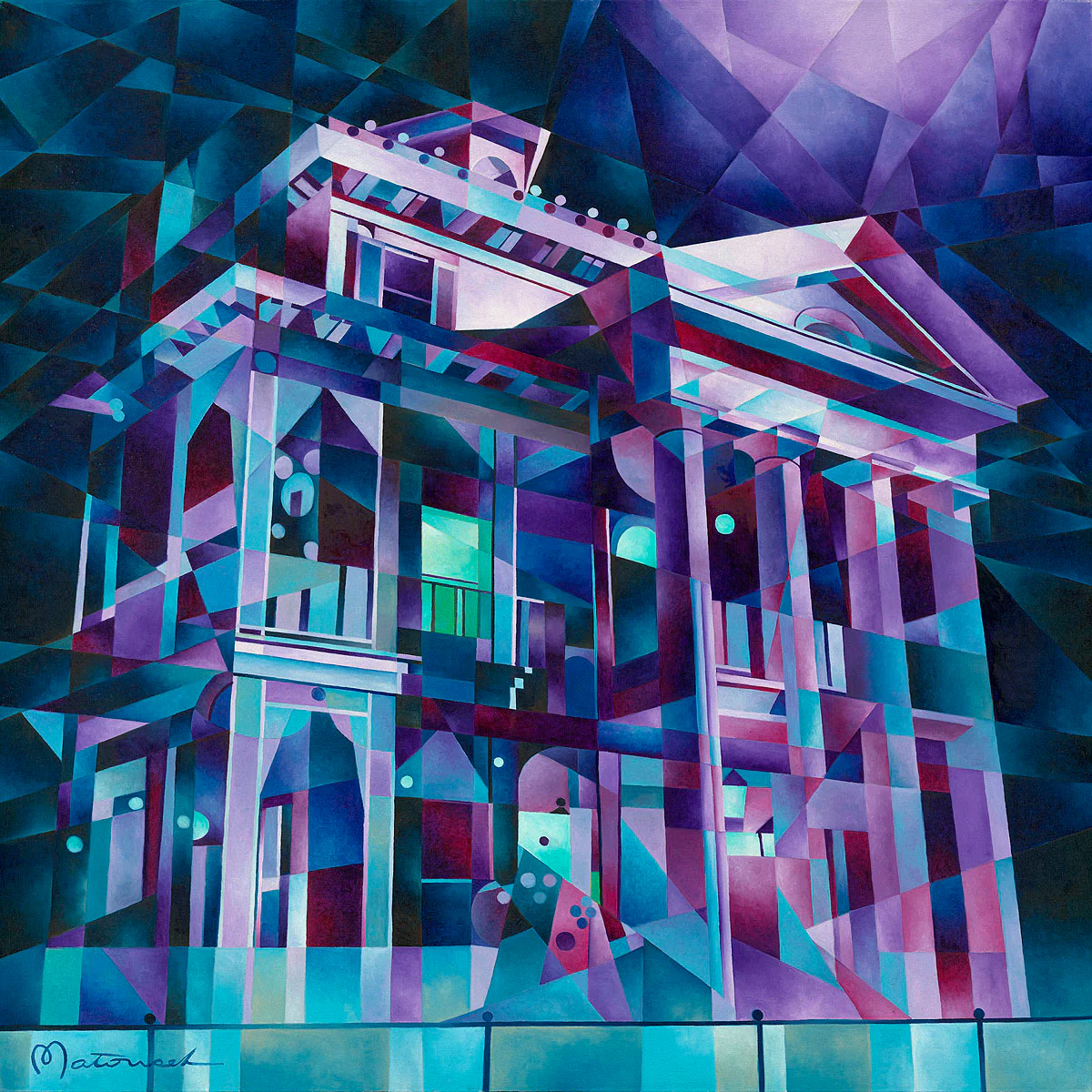 "The Haunted Mansion" by Tom Matousek | Signed and Numbered Edition - Image 2