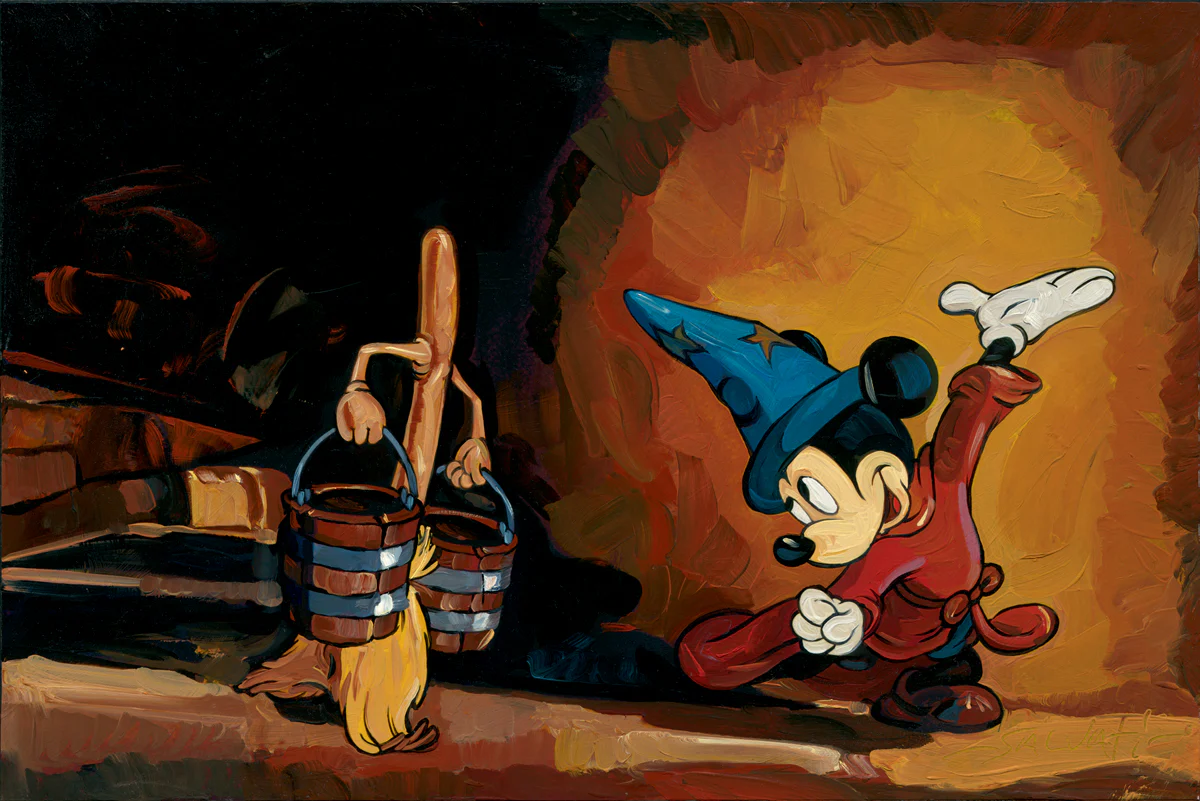 "The Sorcerer's Apprentice" by Jim Salvati | Signed and Numbered Edition - Image 2