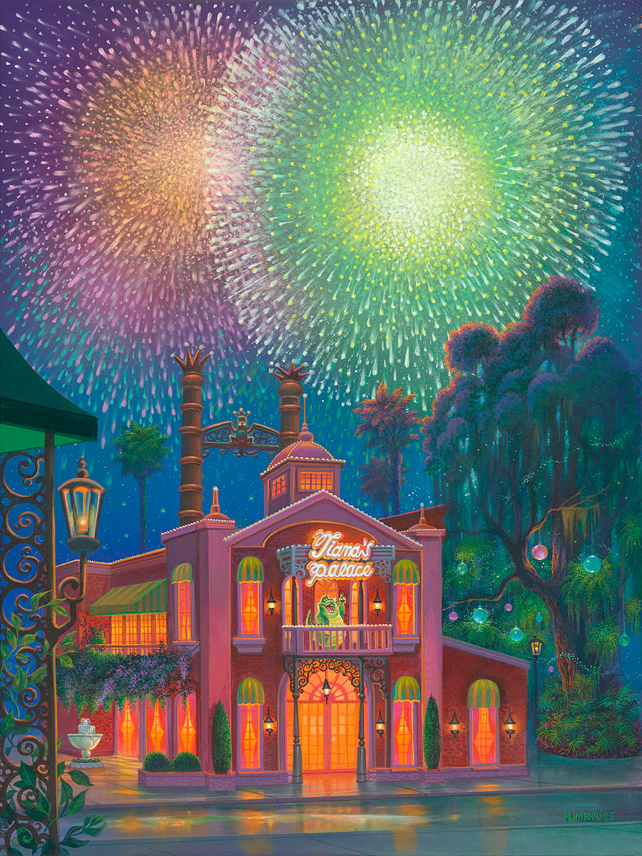 "Tiana's Restaurant" by Michael Humphries | Signed and Numbered Edition - Image 2