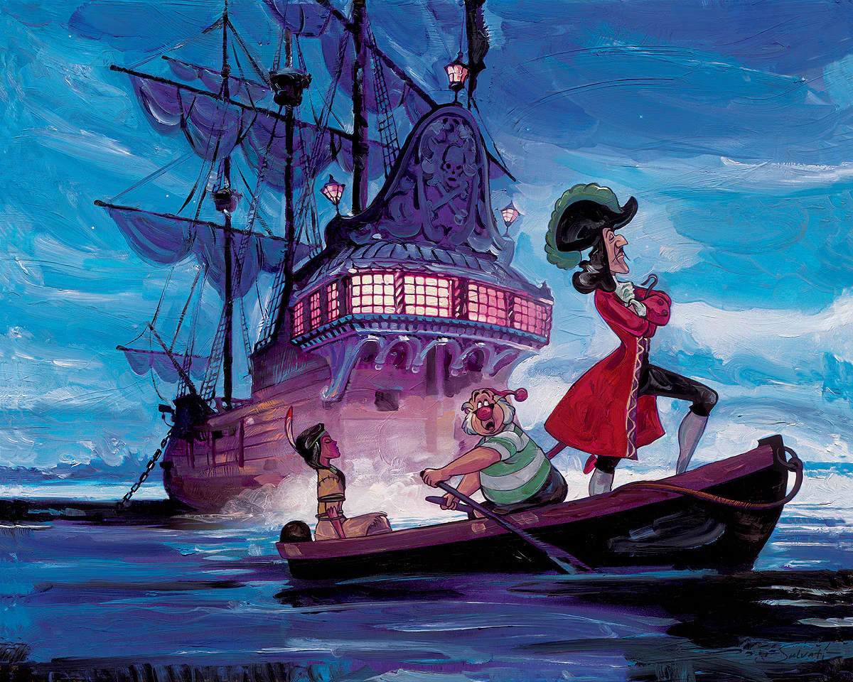 "Tiger Lilly And Hook" by Jim Salvati | Signed and Numbered Edition - Image 2