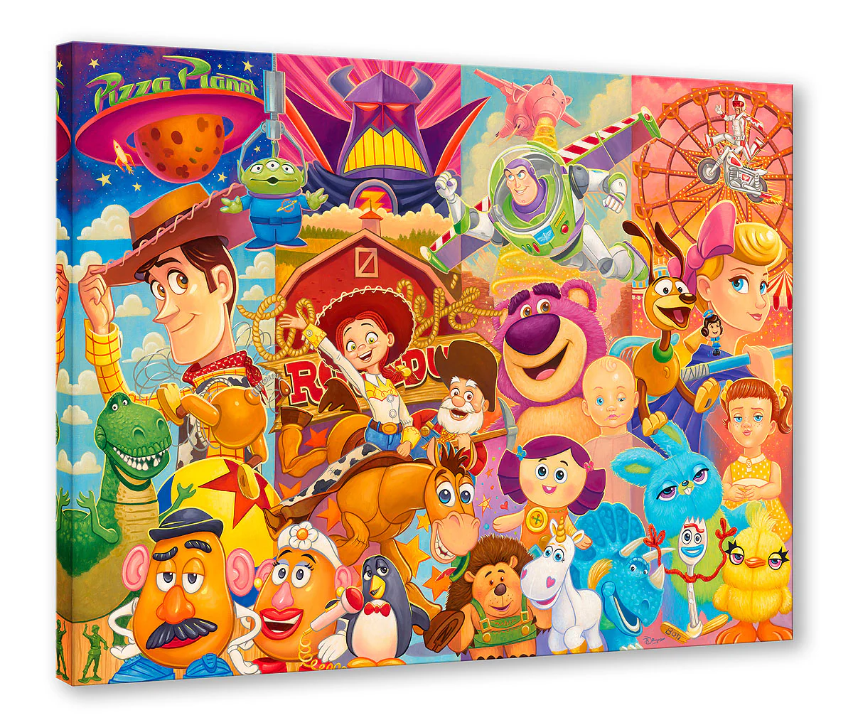 "Toy Story 25th Anniversary" by Tim Rogerson | Premiere Signed and Numbered Edition