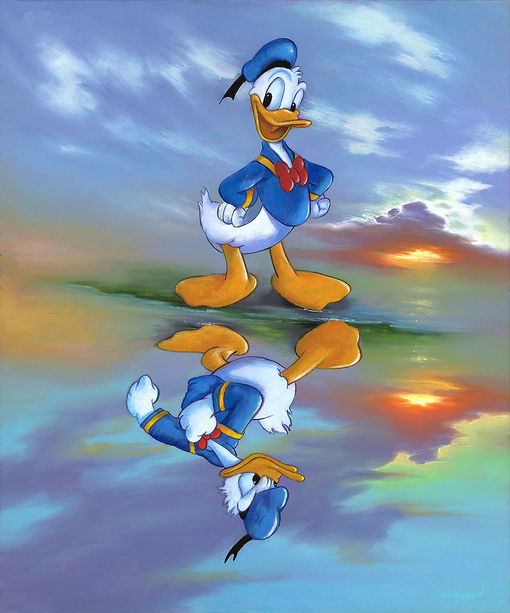 "Two Sides of Donald" by Jim Warren | Signed and Numbered Edition - Image 2