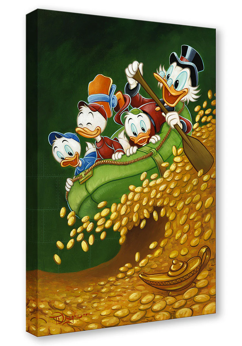 "Uncle Scrooge's Wild Ride" by Tim Rogerson | Signed and Numbered Edition