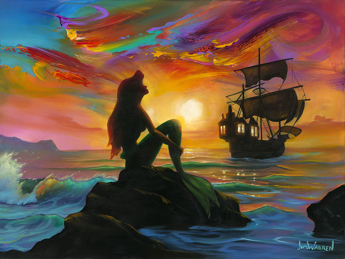 "Waiting for the Ship to Come In" by Jim Warren | Signed and Numbered Edition - Image 2