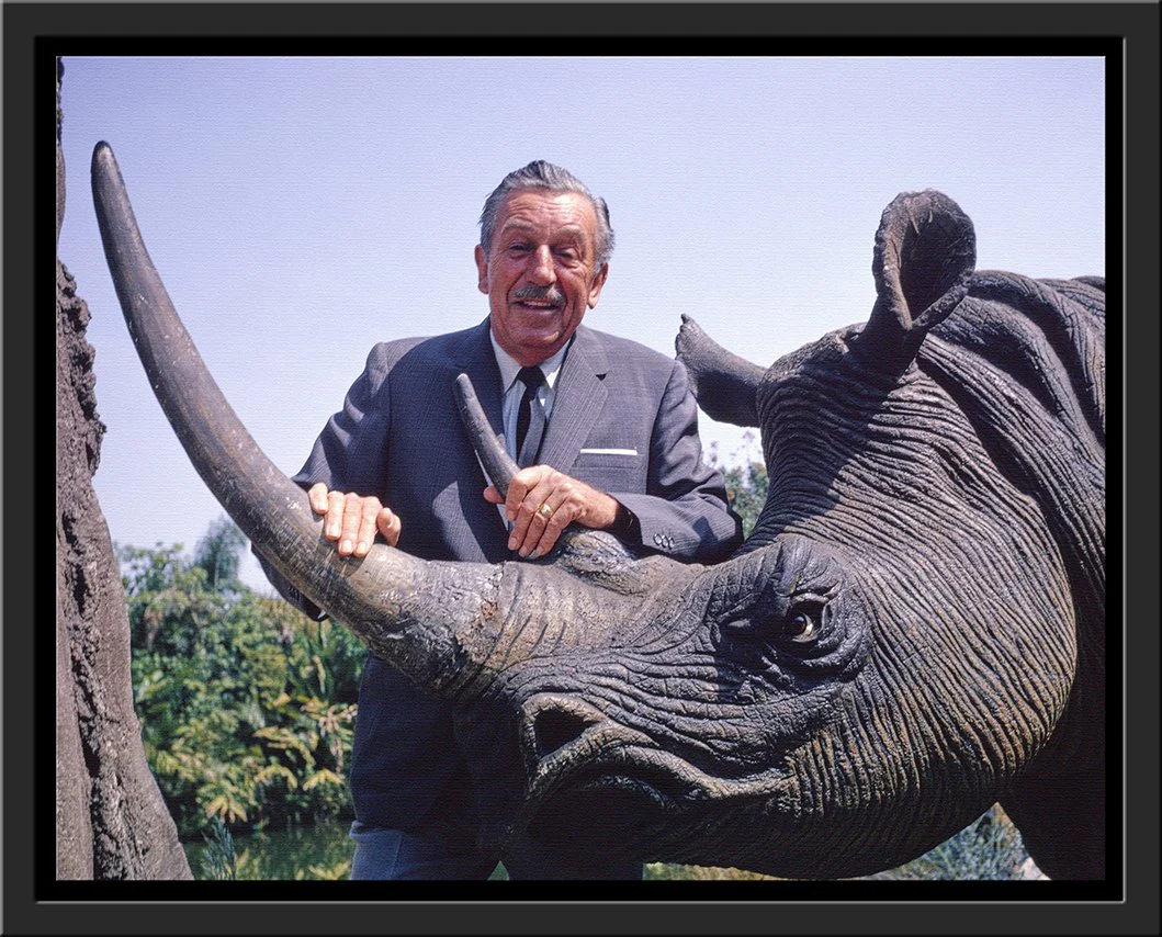 "Walt & Jungle Cruise Rhinoceros" from Disney Photo Archives - Image 12