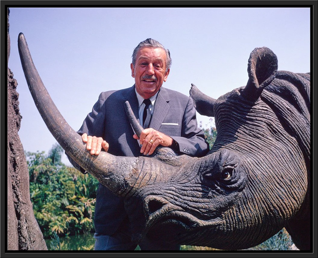 "Walt & Jungle Cruise Rhinoceros" from Disney Photo Archives - Image 16