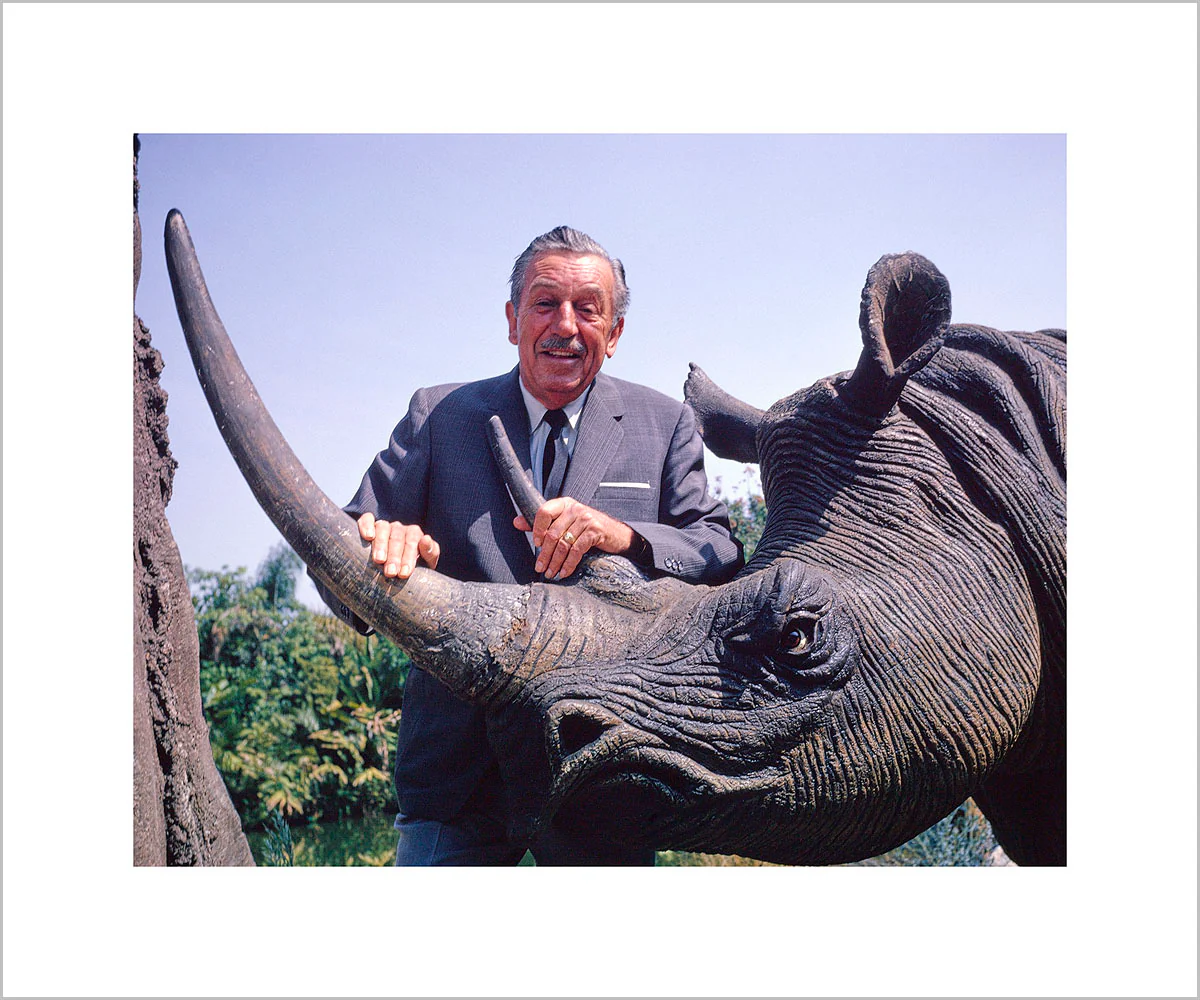 "Walt & Jungle Cruise Rhinoceros" from Disney Photo Archives - Image 3