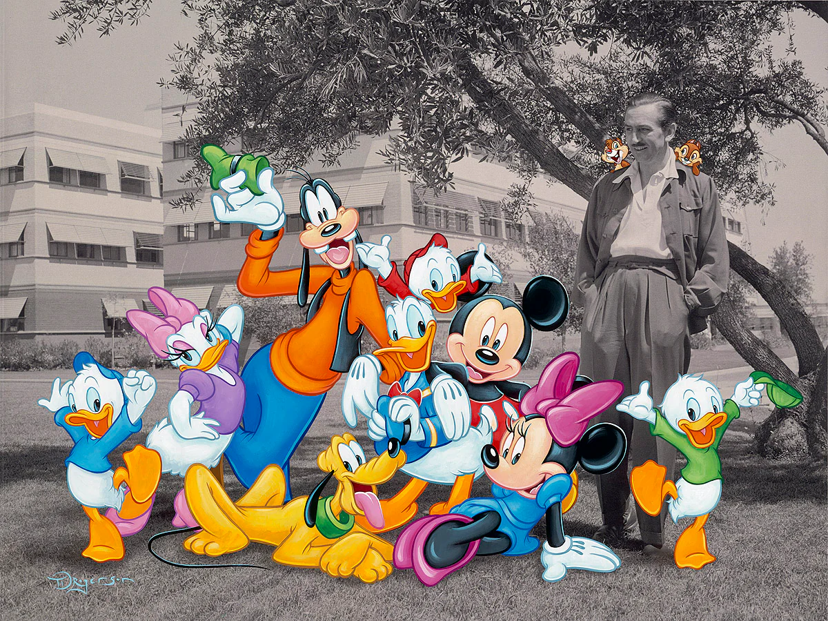 "Walt and the Gang" by Tim Rogerson | Signed and Numbered Edition - Image 2