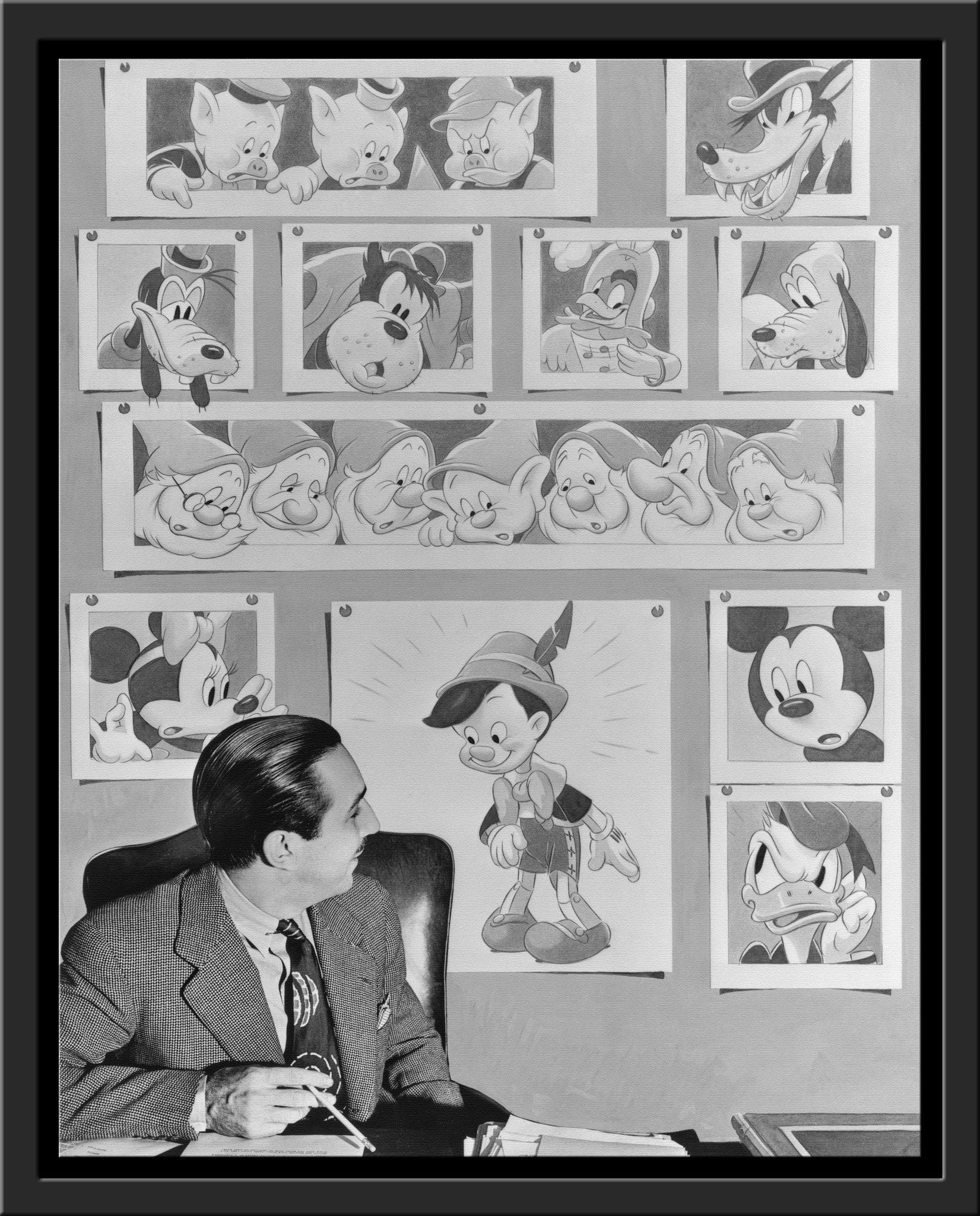 "Walt & Animated Characters" from Disney Photo Archives - Image 14