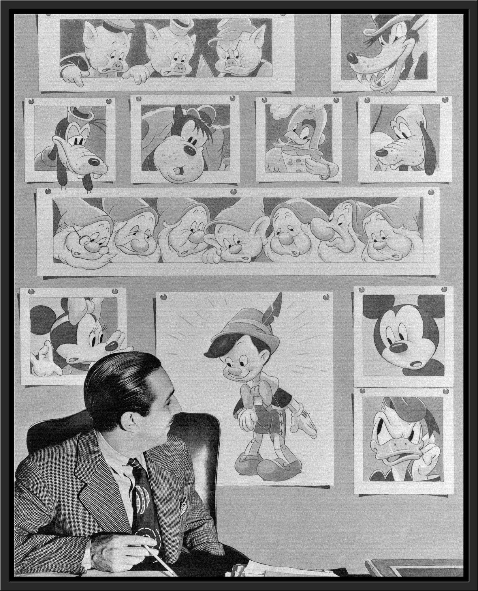 "Walt & Animated Characters" from Disney Photo Archives - Image 15
