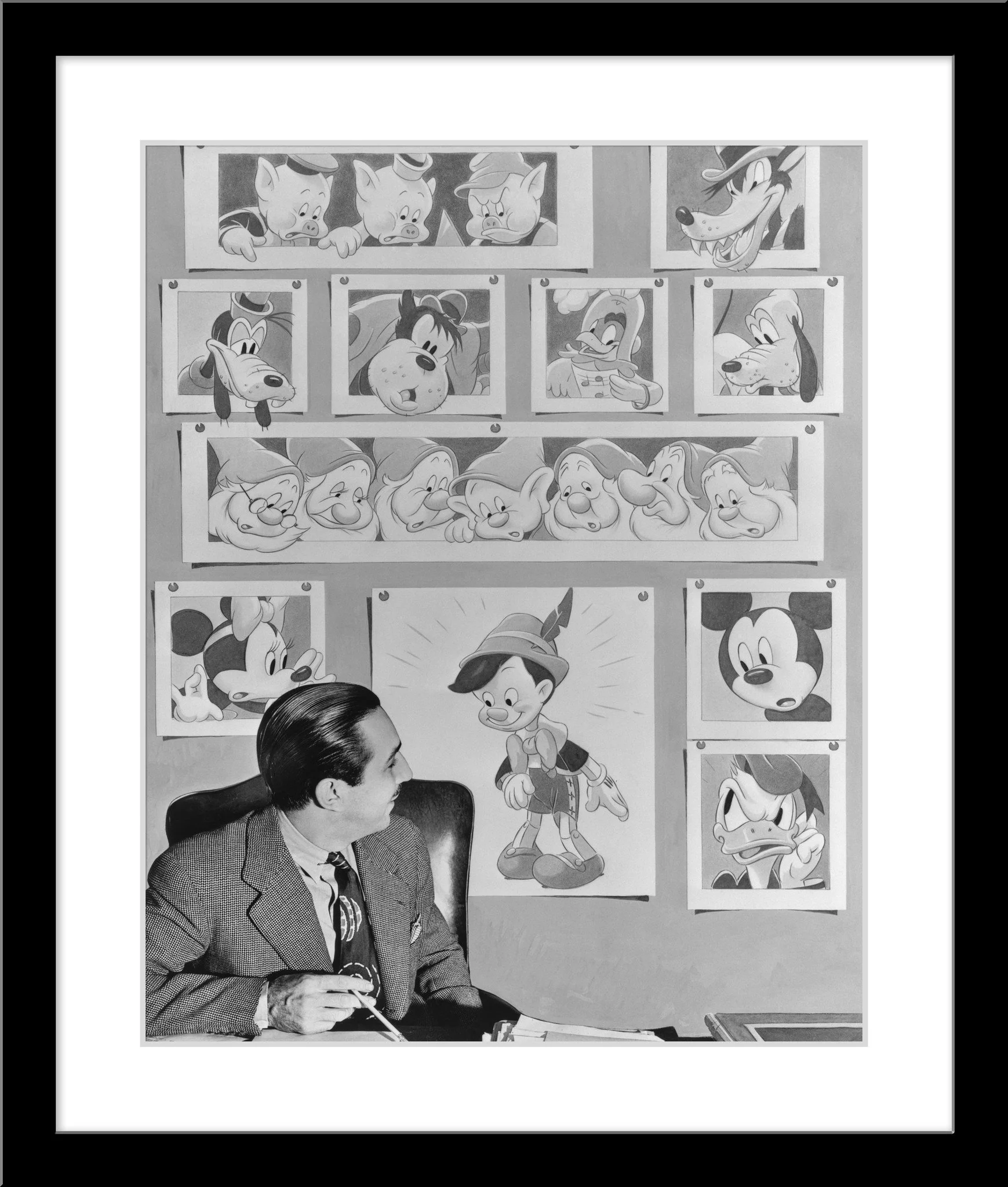 "Walt & Animated Characters" from Disney Photo Archives - Image 6