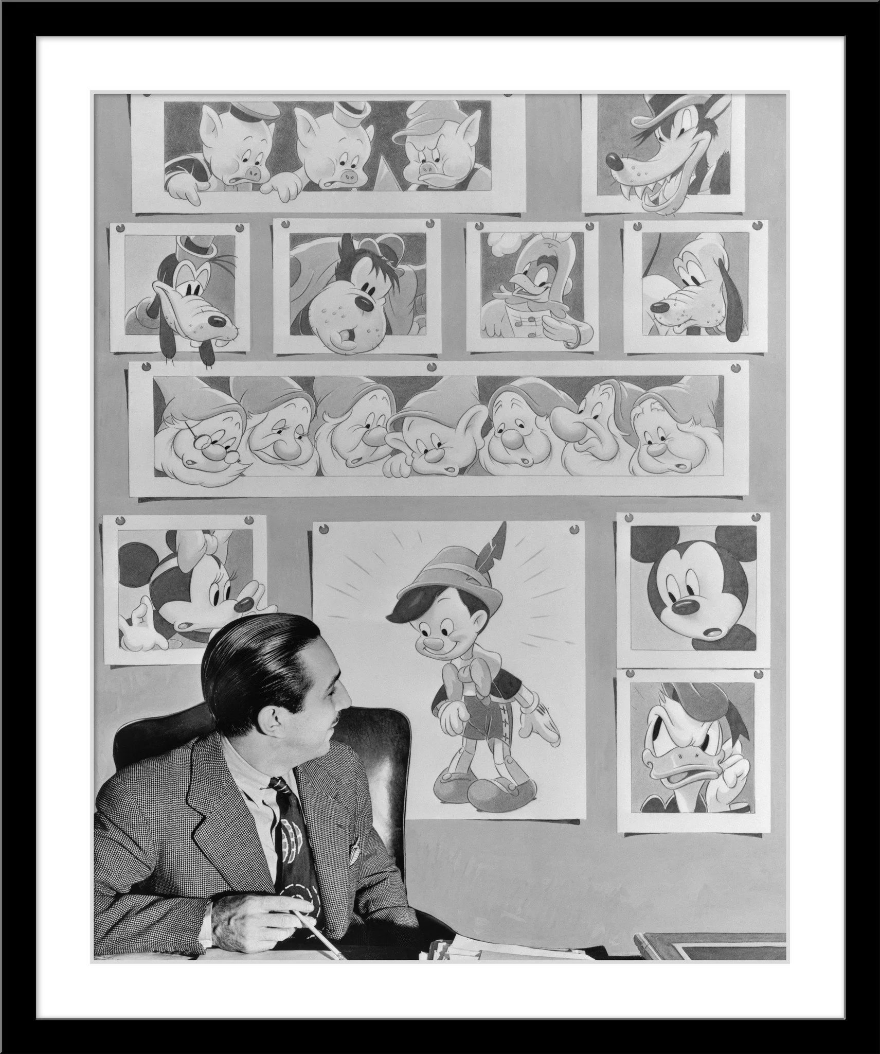 "Walt & Animated Characters" from Disney Photo Archives - Image 7
