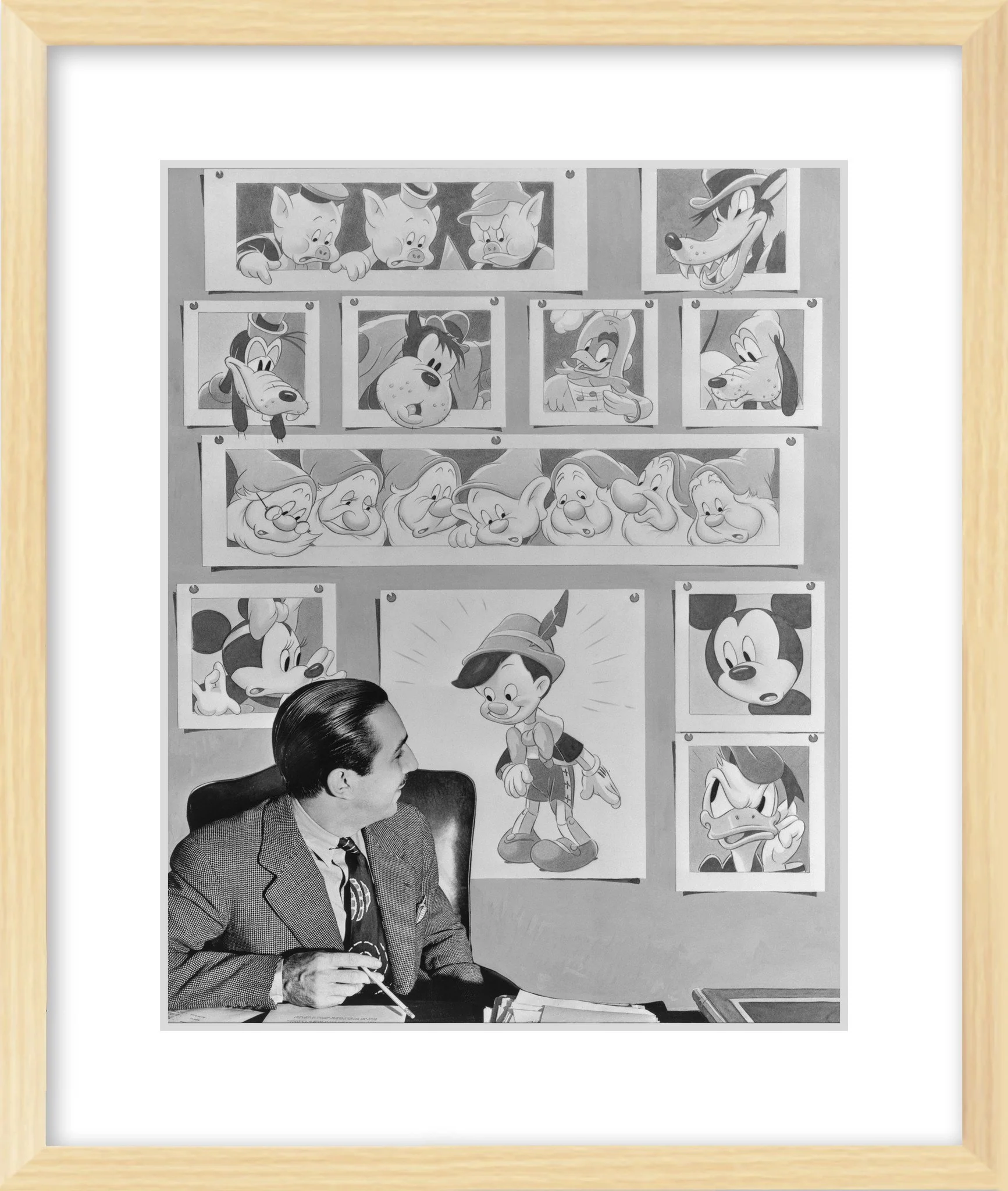 "Walt & Animated Characters" from Disney Photo Archives - Image 8