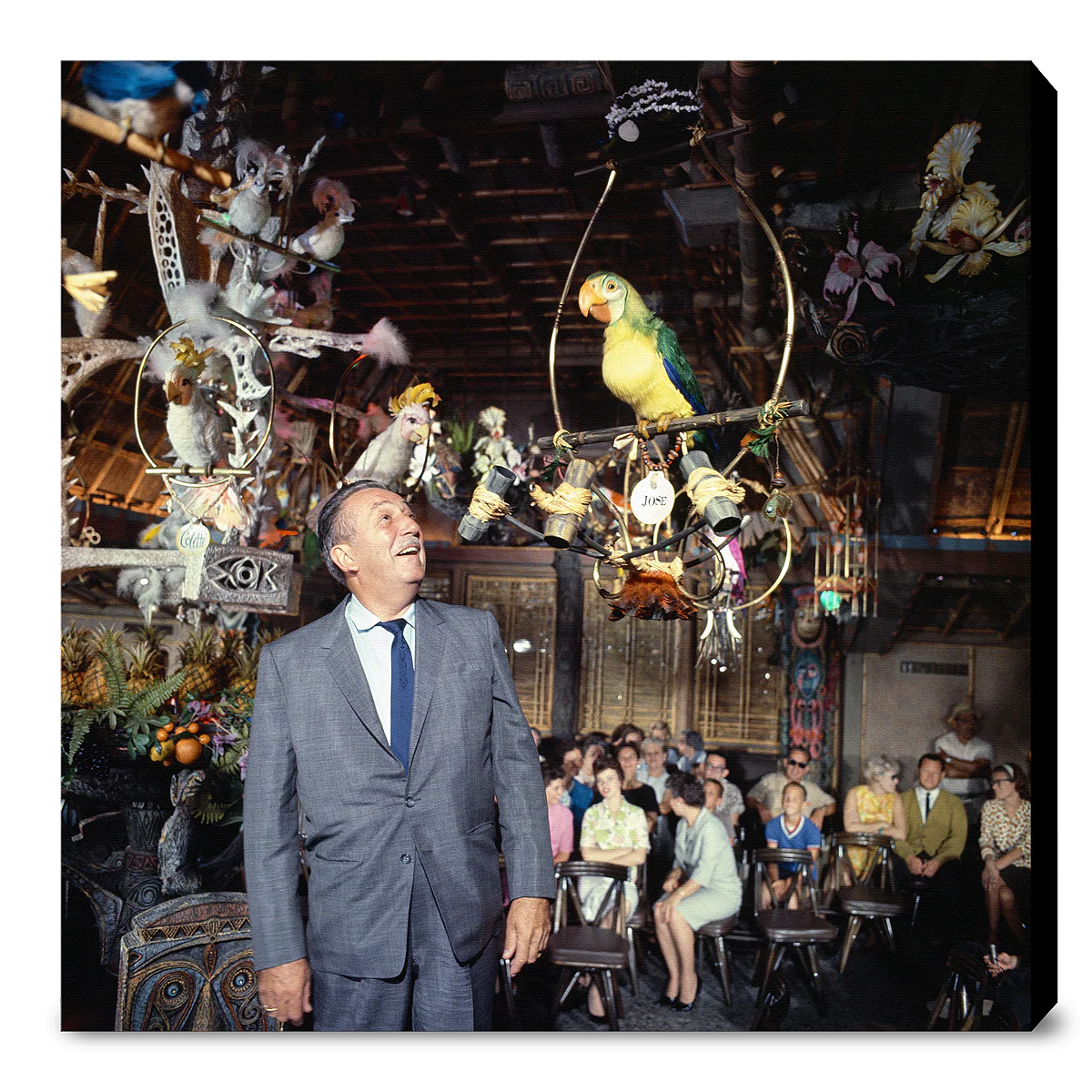 "Walt Disney in Walt Disney's Enchanted Tiki Room" from Disney Photo Archives - Image 15