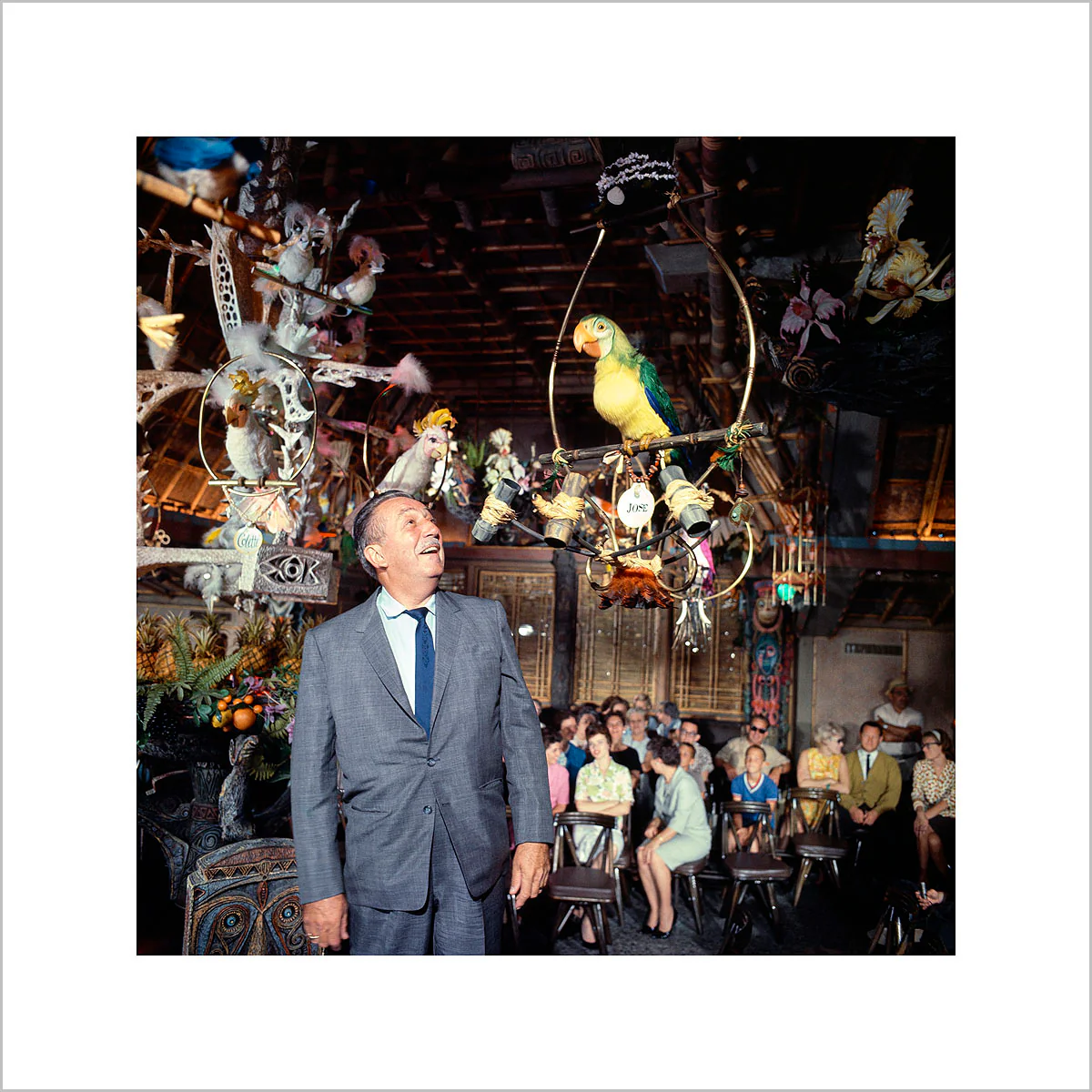 "Walt Disney in Walt Disney's Enchanted Tiki Room" from Disney Photo Archives - Image 3