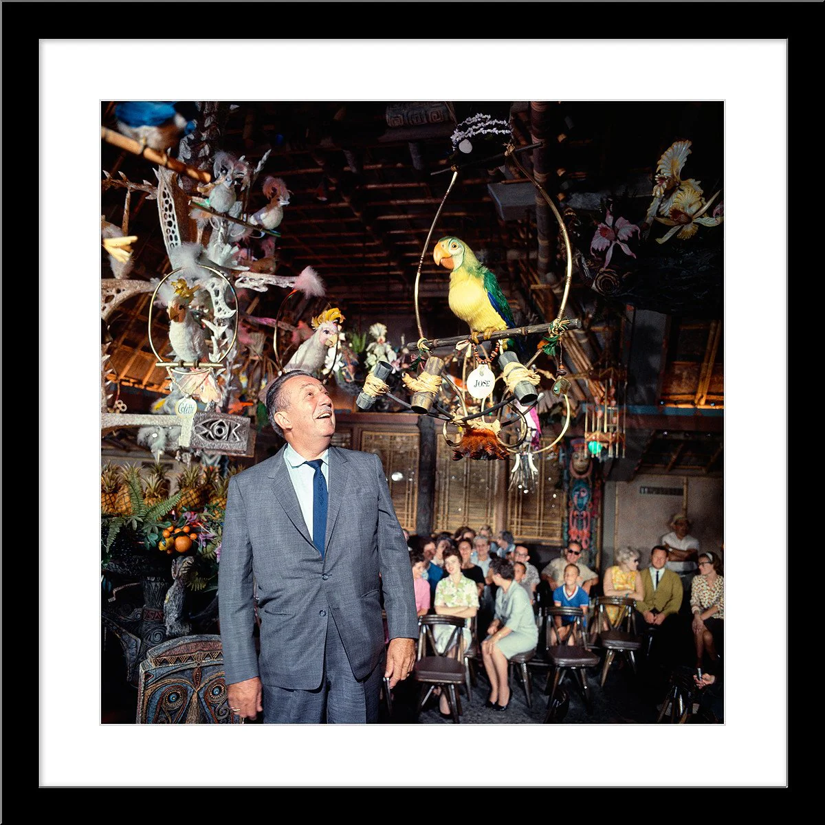 "Walt Disney in Walt Disney's Enchanted Tiki Room" from Disney Photo Archives - Image 7