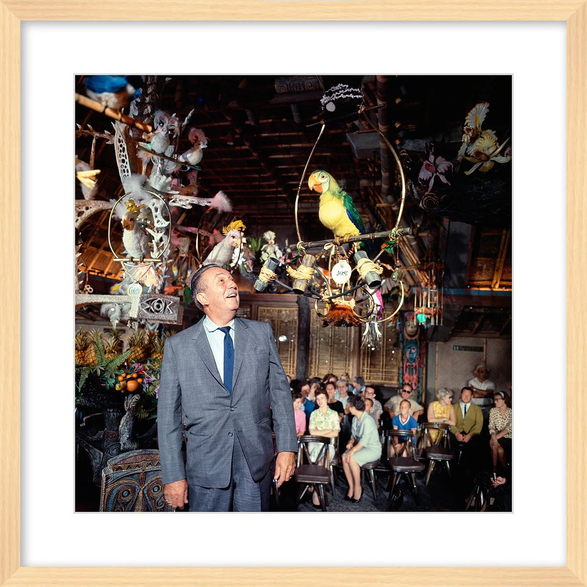 "Walt Disney in Walt Disney's Enchanted Tiki Room" from Disney Photo Archives - Image 9