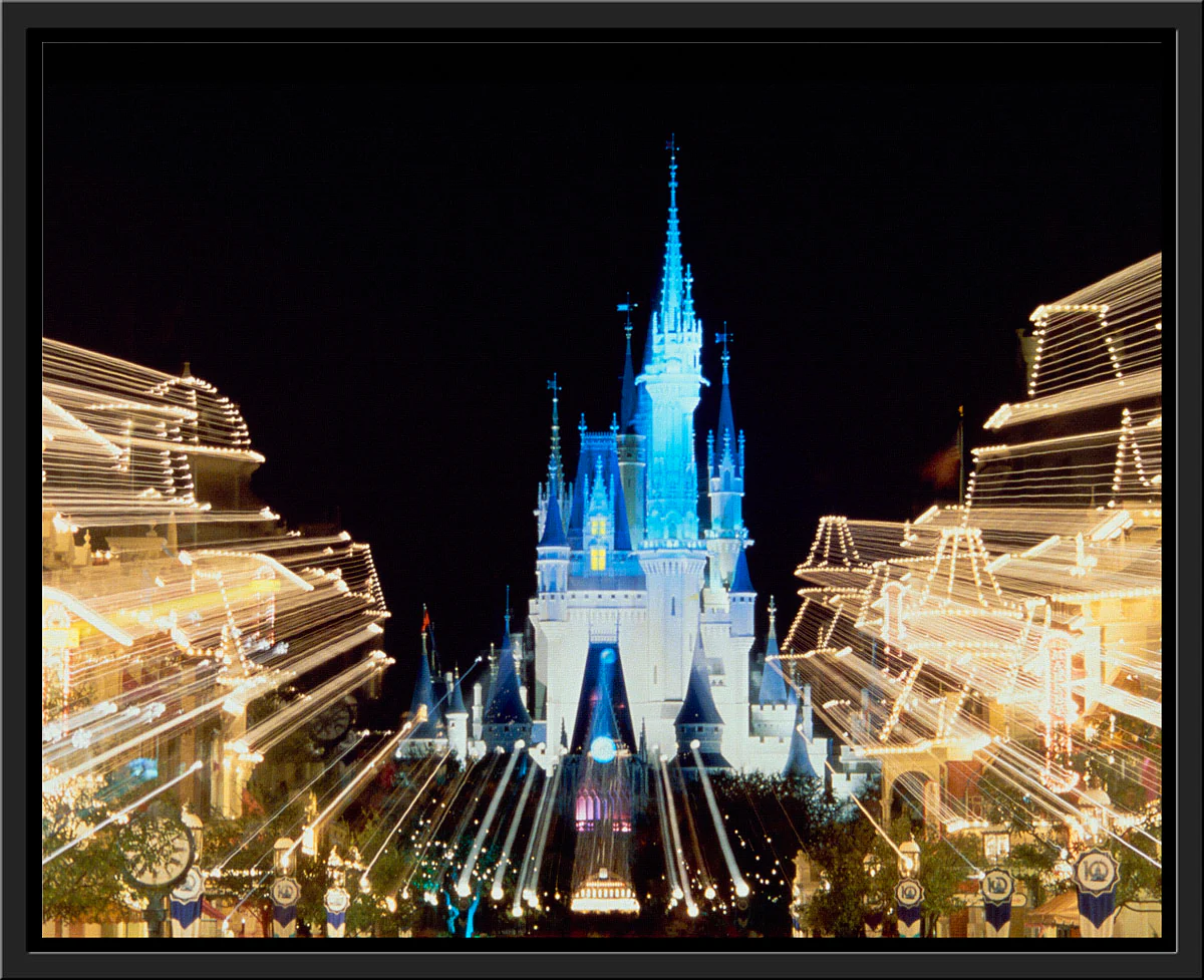 "Walt Disney World, Cinderella Castle and Main Street Lights" from Disney Photo Archives - Image 8