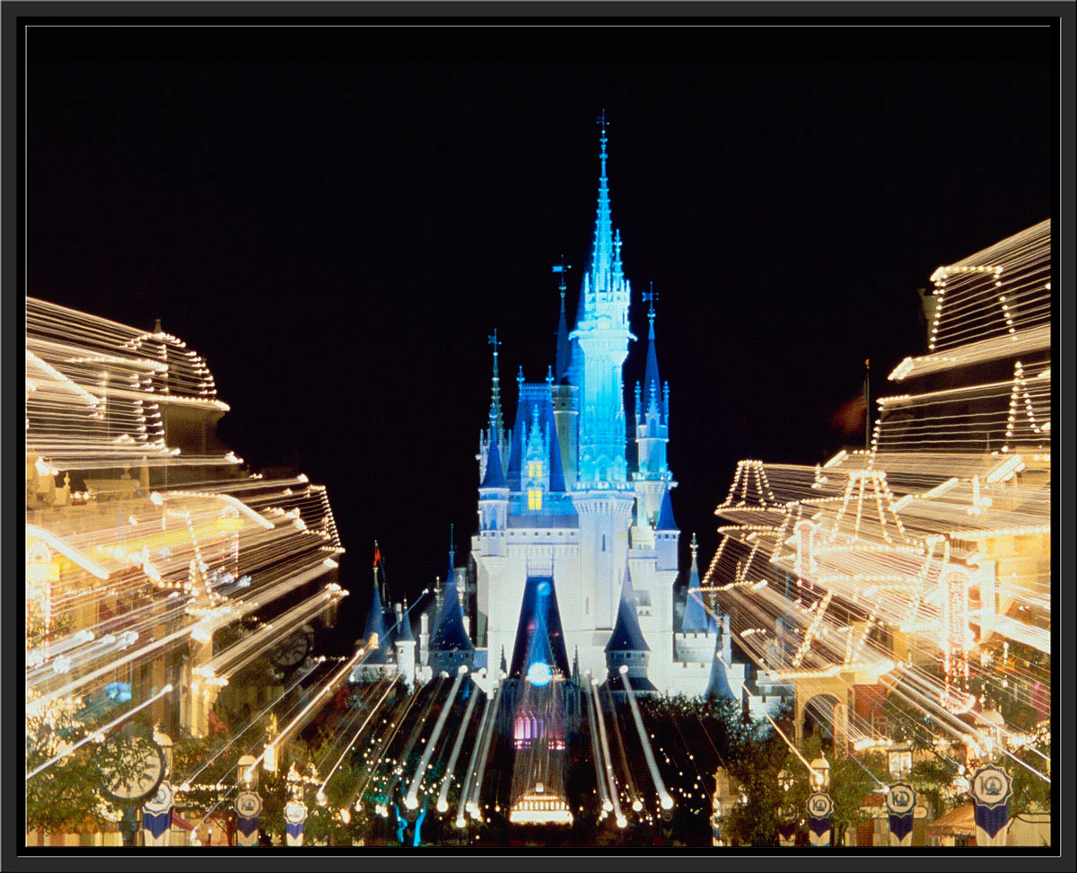 "Walt Disney World, Cinderella Castle and Main Street Lights" from Disney Photo Archives - Image 9
