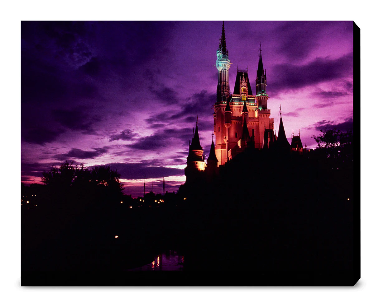"Walt Disney World, Cinderella Castle Purple Sky" from Disney Photo Archives - Image 12