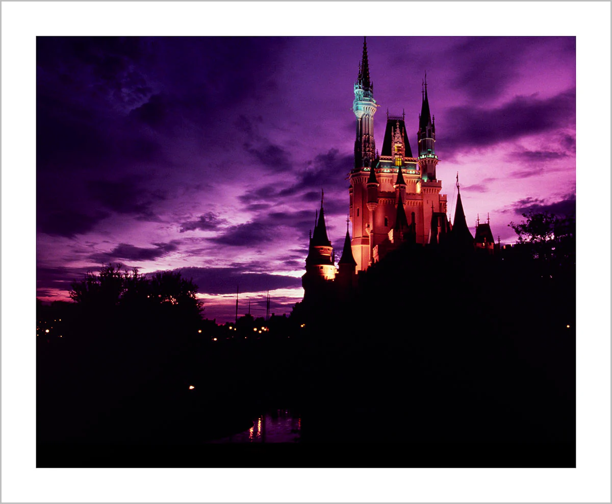 "Walt Disney World, Cinderella Castle Purple Sky" from Disney Photo Archives - Image 15