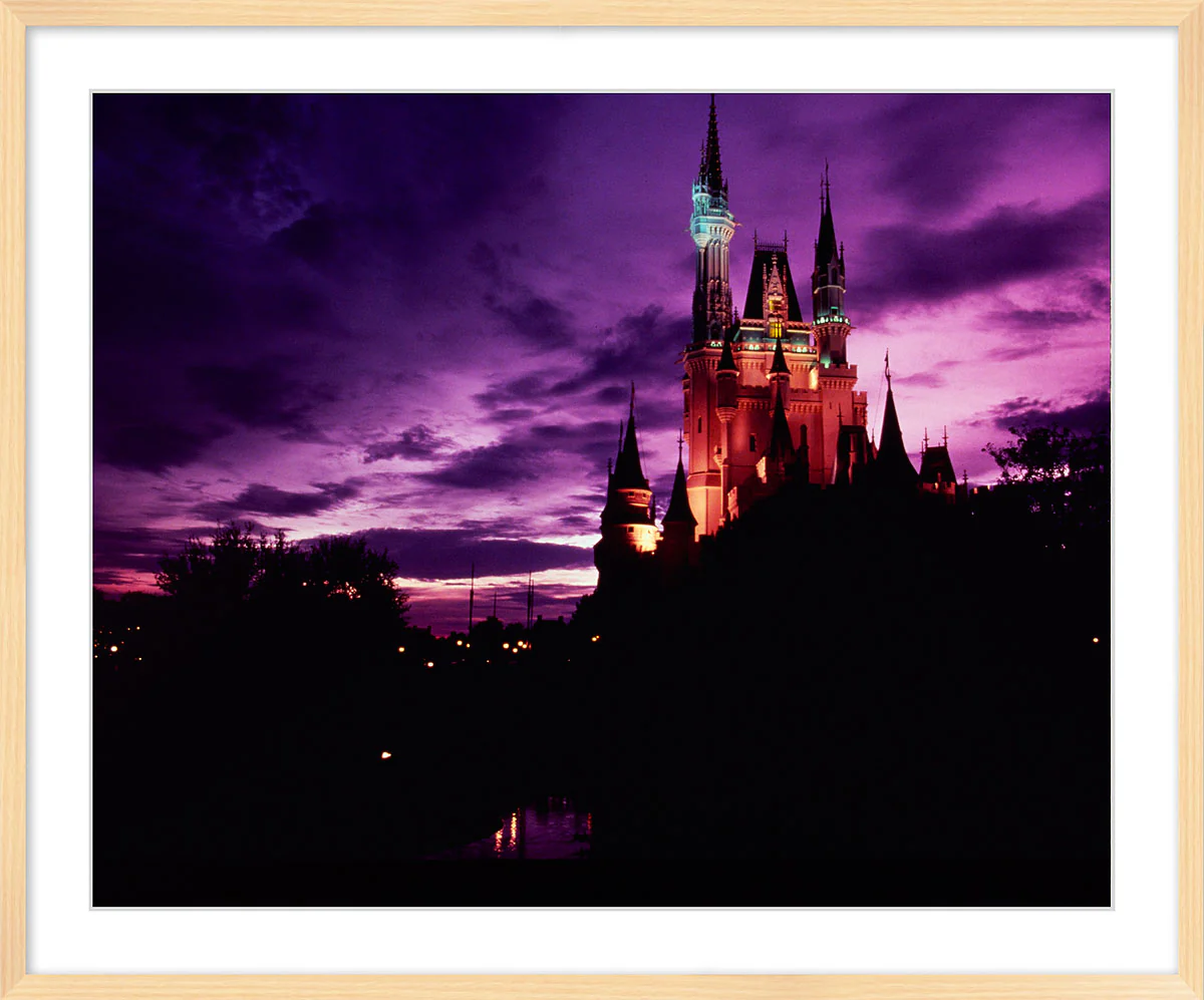 "Walt Disney World, Cinderella Castle Purple Sky" from Disney Photo Archives - Image 4
