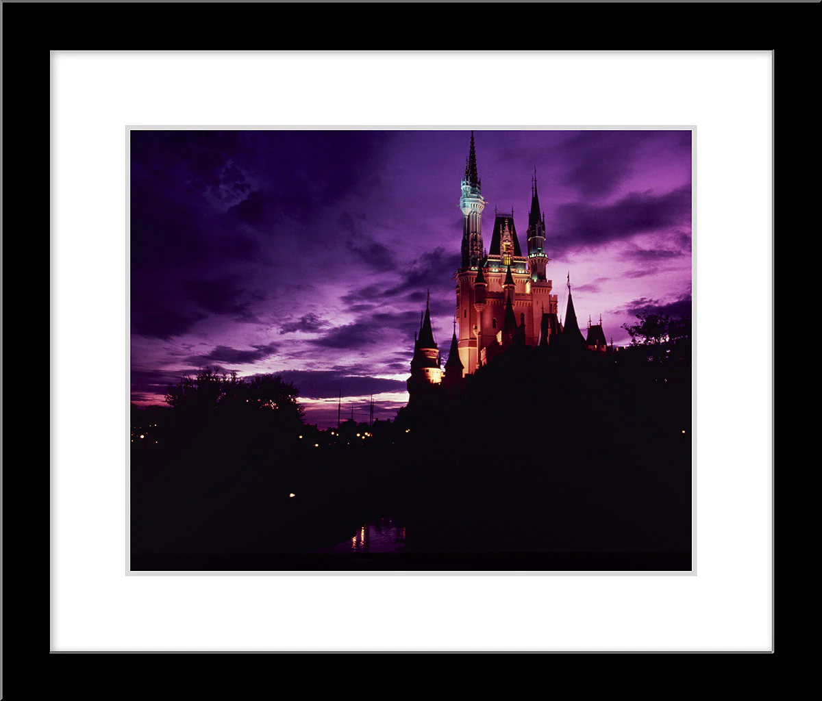 "Walt Disney World, Cinderella Castle Purple Sky" from Disney Photo Archives - Image 5
