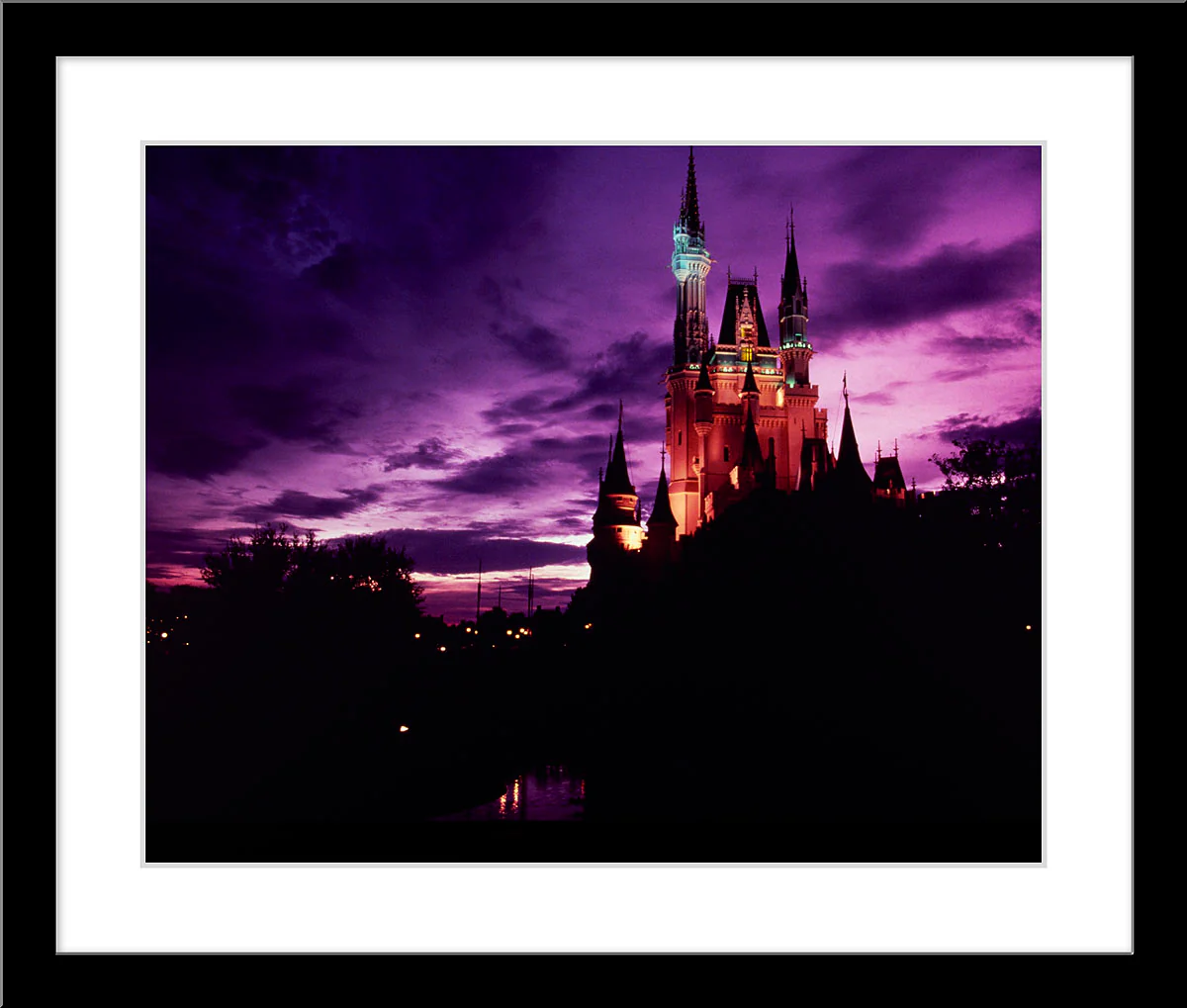 "Walt Disney World, Cinderella Castle Purple Sky" from Disney Photo Archives - Image 6