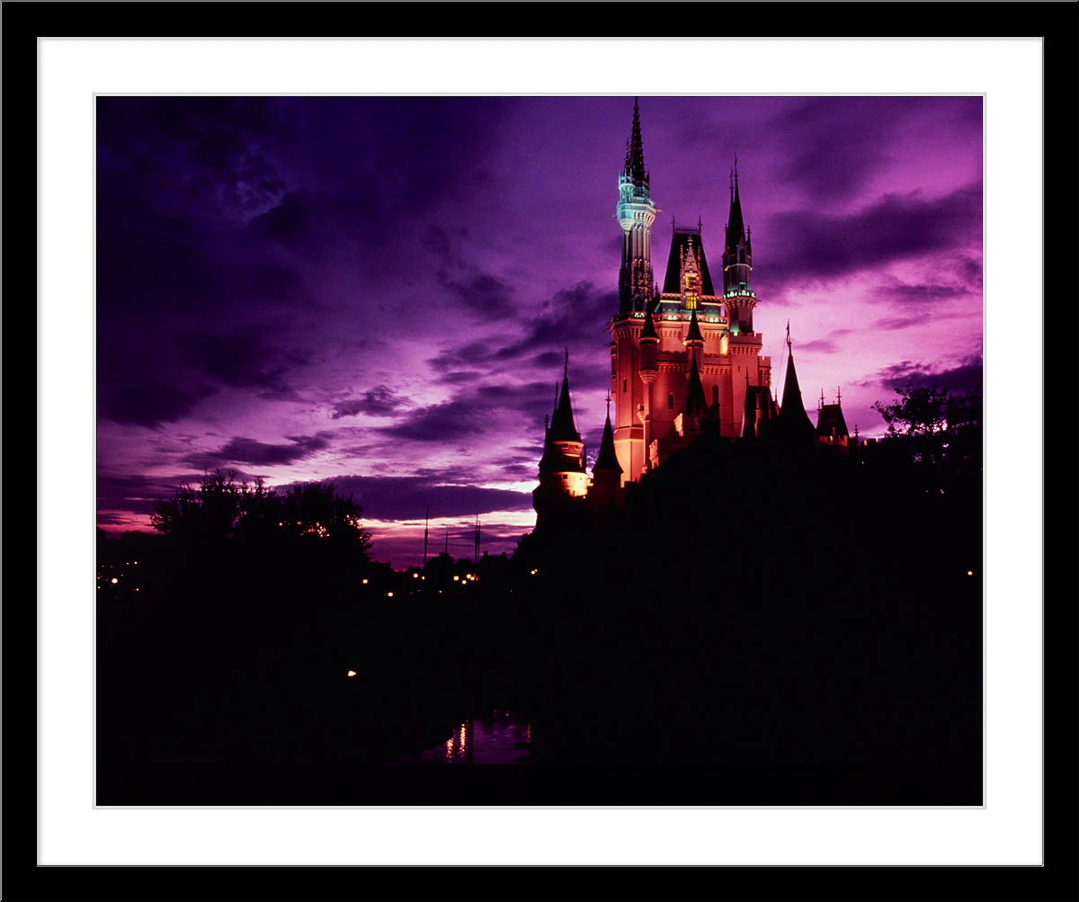 "Walt Disney World, Cinderella Castle Purple Sky" from Disney Photo Archives - Image 7