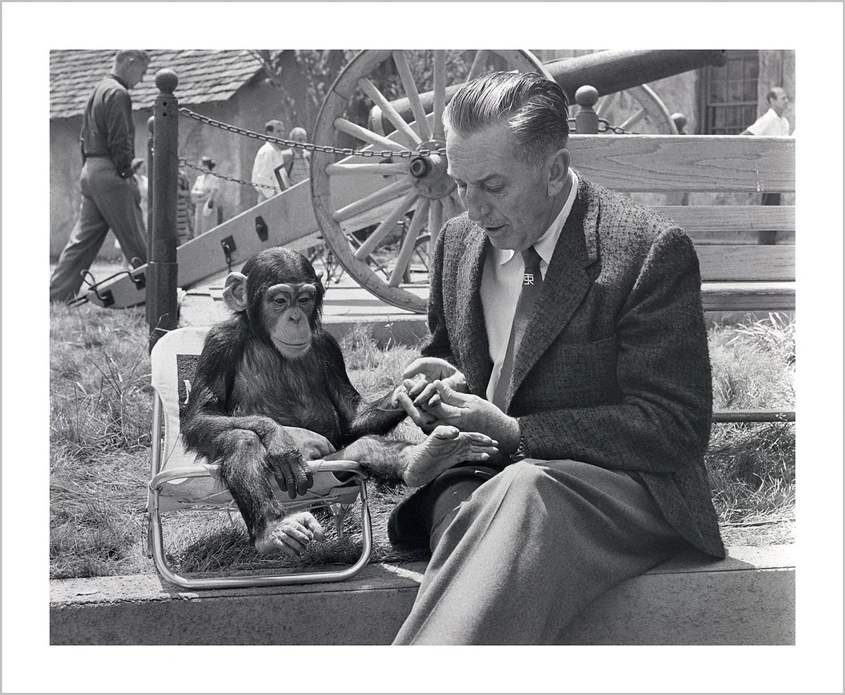 "Walt & Mr. Stubbs" from Disney Photo Archives