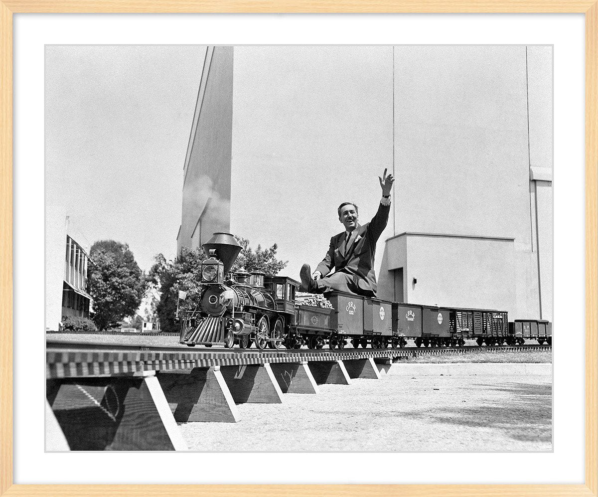 "Walt on Miniature Train" from Disney Photo Archives - Image 10