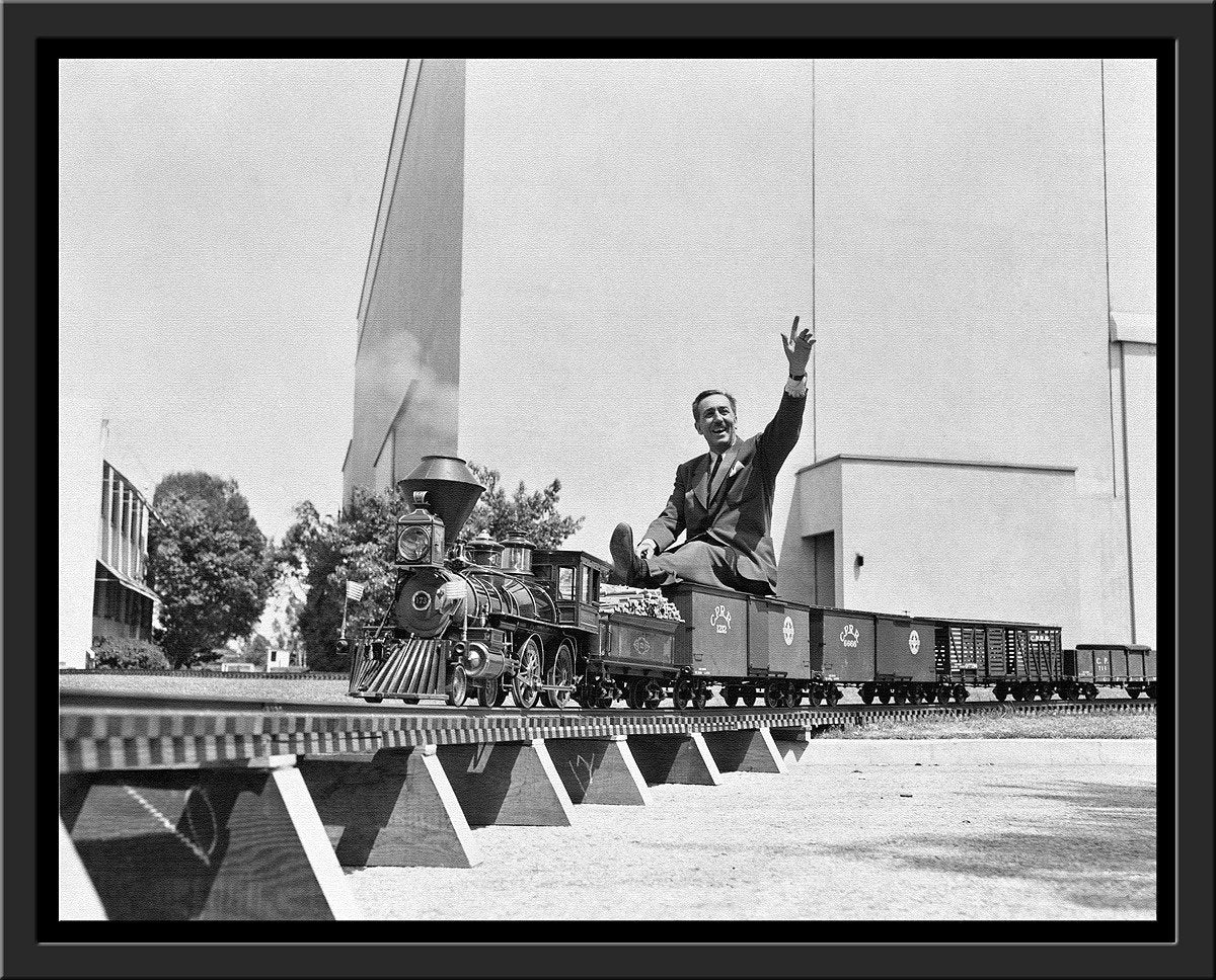 "Walt on Miniature Train" from Disney Photo Archives - Image 11