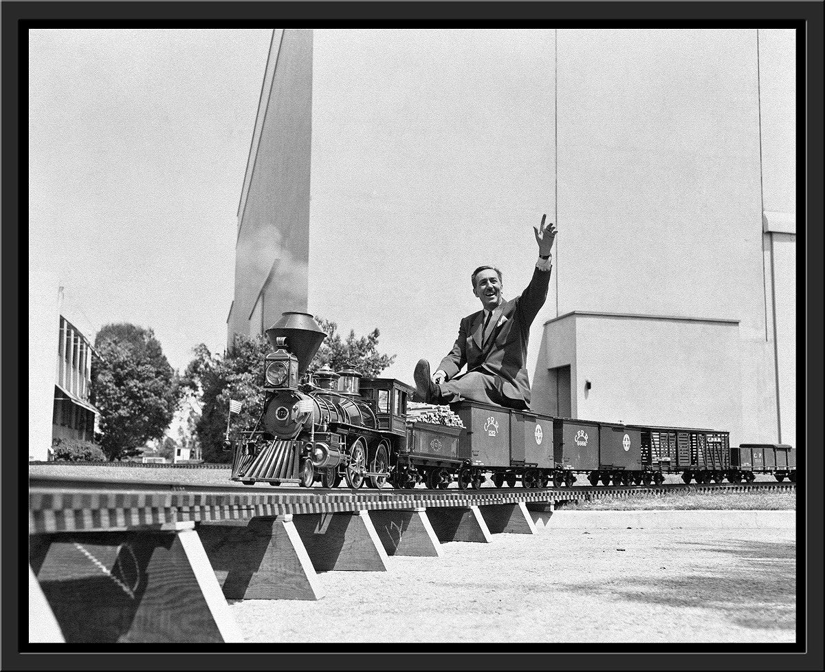 "Walt on Miniature Train" from Disney Photo Archives - Image 12