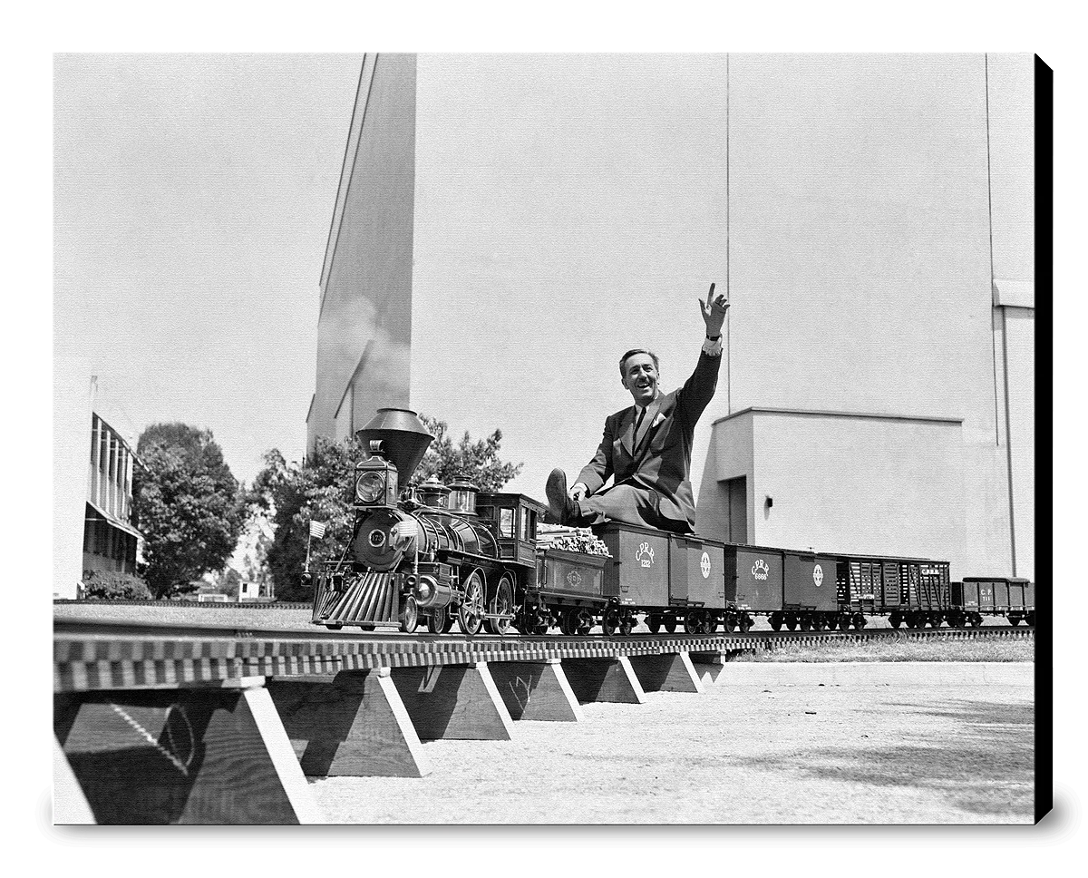 "Walt on Miniature Train" from Disney Photo Archives - Image 13